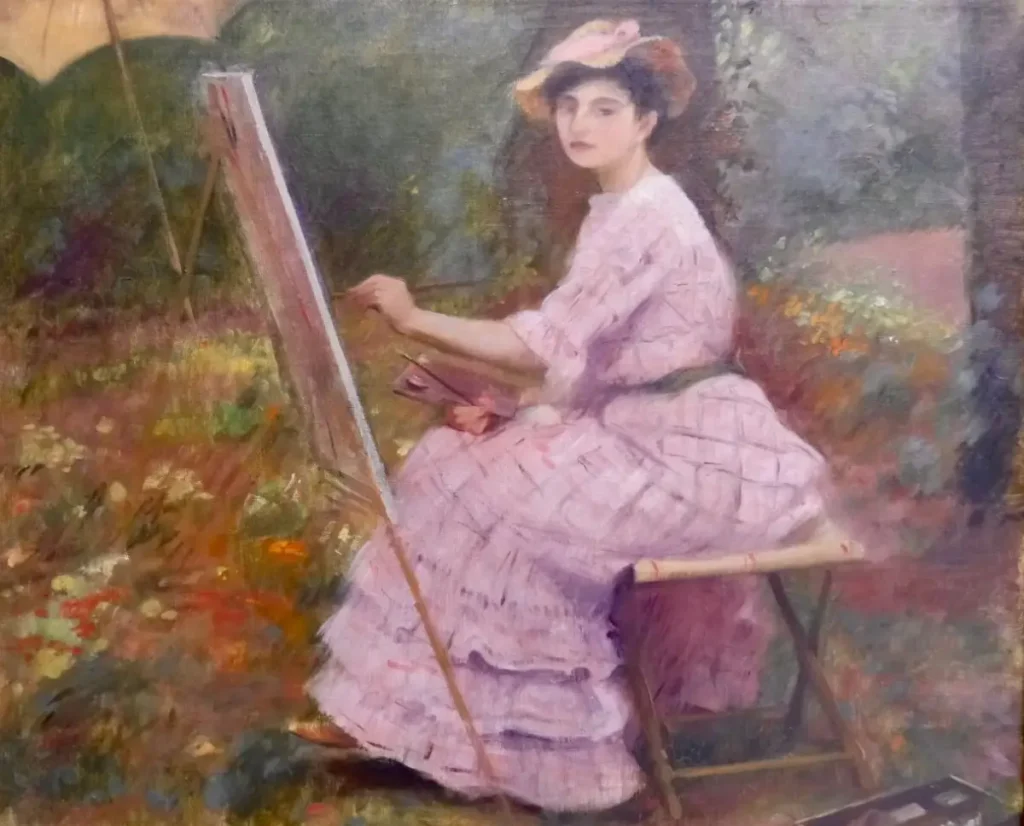 エネスト・ルノアール「ジュリー・マネの肖像」1905年　※ジュリーの夫が描いた作品